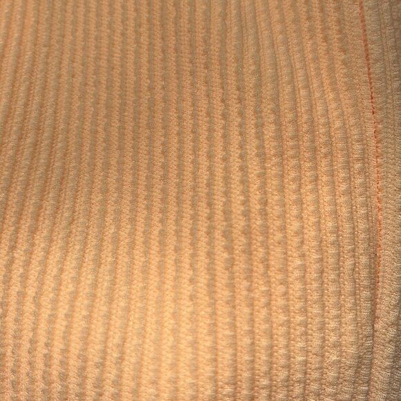 ANGL RIBBED LOW BACK BODYCON DRESS ORANGE CREAMSICLE SIZE - Picture 12 of 12
